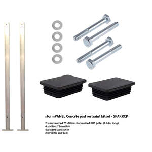 Water Tanks Accessories: Storm Panel Concrete Pad Restraint Kit
