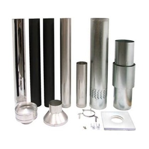Kent: Kent Wood Fire Energy Saver Freestanding Flue Kit with Shield