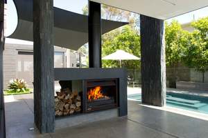 Jetmaster 700 Alfresco Wood Fire & Flue Package