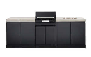 Outdoor Kitchens 1: Crossray TCEK-14 eXtreme Electric Outdoor BBQ Kitchen with Sink
