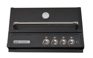 Crossray TCX4FL-B Black Xplor IN-BUILT BBQ