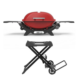 Weber Q Premium (Q2200N) Flame Red LPG Bundle