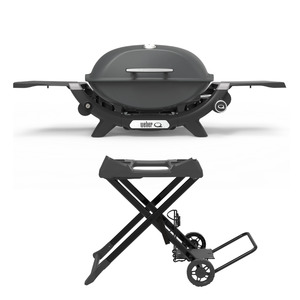 Weber: Weber Baby Q Premium (Q1200N) Charcoal Grey LPG Bundle