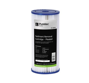 Puretec Pleated Sediment Large Diameter Cartridge 10" 20 micron