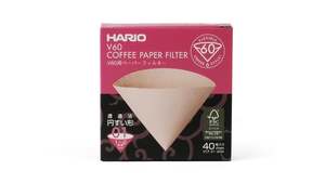 Coffee Filters And Brewers: Hario V60 FILTER papers large (02) 40 pack