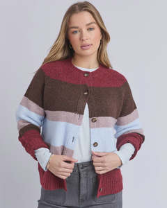 Foxwood Eugene Striped Cardigan