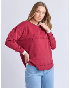 Foxwood Signature Crew - Rhubarb Red