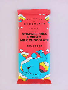 WFC - Strawberries & Cream Milk Chocolate 75g