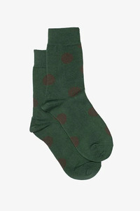 Womens Socks: Antler - Sock - Khaki Spot