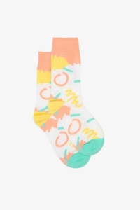 Antler - Socks - Summer Abstract 80's