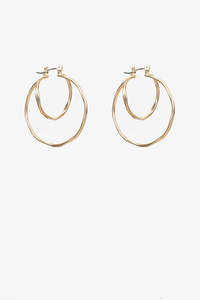 Earrings: Antler - Rubi Earring - Gold Tone