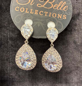 Earrings: Si Belle - Earrings - Paris Tear Drop