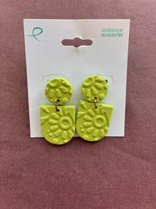 Earrings: Enhance - Earring - Sun Citrus