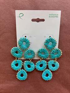 Earrings: Enhance -Earrings - Alana Turquoise