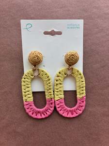 Earrings: Enhance - Earrings - Abeni Pink