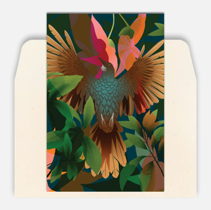 Tūī Wai Greeting Card