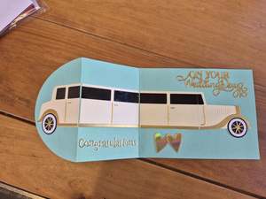 CBF - pop out - wedding day limo
