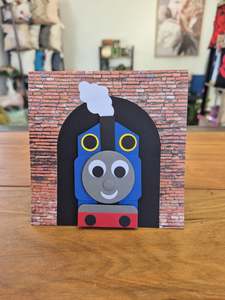 Tena Koe Cards: CBF - Happy Birthday - tank engine