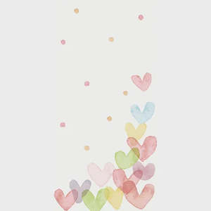 Serviettes: Uncle Zitos-Tissues-Hearts Pastel