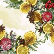 Serviettes: Uncle Zitos - Serviette - Fragrance Xmas