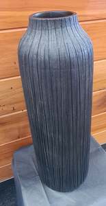 Pots Plants Foliage: Rayburn Resin Vase Black 31cm