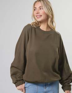 Stella & Gemma Bubble Sweat Moss