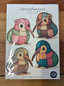 Artwork: Crystal Ashley - Pop Out Kiwi Wall Art