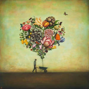 Artwork: Big Heart Botany - Canvas