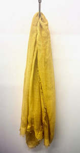 Scarf: Beau - Sunflower Yellow Shawl Scarf