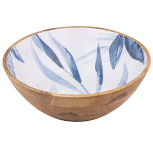 Cheese Board: Ladelle - Blue Lagoon Mango Wood Salad Bowl