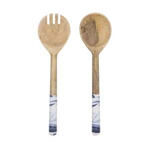 Servers: Ladelle - Blue Lagoon Mango Wood Servers