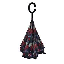 Umbrella: Artico - Umbrella - Black Floral