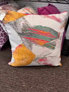 Cushions: Brush Strokes Pink Cushion