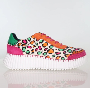 Minx - Rizz Sneaker -Bright Leopard Multi