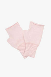 Emilie Fingerless Gloves | Blush