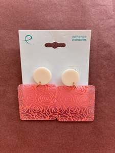 Earrings: Enhance - Earring - Fuji pink