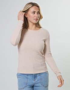 Stella Gemma: Stella & Gemma Everlay Top - Rosewater Beige