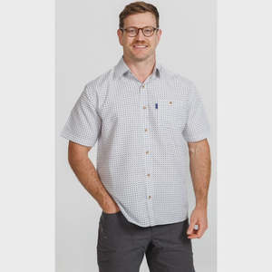 Portobello Road | Short Sleeve Shirt | Dobby Print