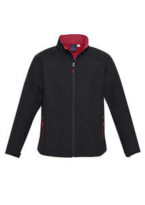 Biz Collection | Geneva Mens Jacket | Black & Red