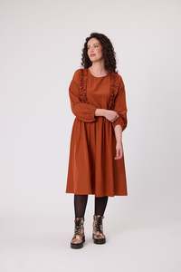 Womens Clothing: Classified | Andrea Dress | Frill Front