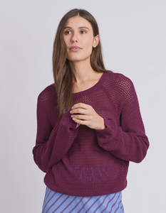 Foxwood | Remy Knit | Plum