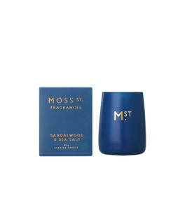 Candles Fragrances: Moss St. | Soy Candle 80g | Sandalwood & Sea Salt