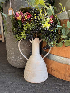 Homewares: Kiera Metal Abstract Vase 33cm