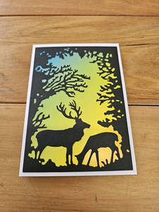 Tena Koe Cards: Cards By Flora | Stag & Doe | Handmade Card