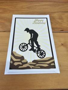 Cards By Flora | BMX Bike | Handmade Cards