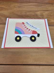 Cards By Flora | Birthday Card | Keep on Rollin'