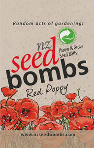 Seed Bombs: Eagles Rest | NZ Seed Bombs | Red Poppy
