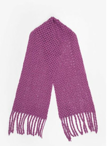 Antler | Basketweave Scarf | Violet