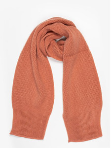 Antler | Textured Knit Scarf | Rosewood