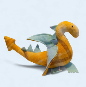 Baby Children: Fully Woolly | Quirky the Dragon Toy | Mustard & Mint